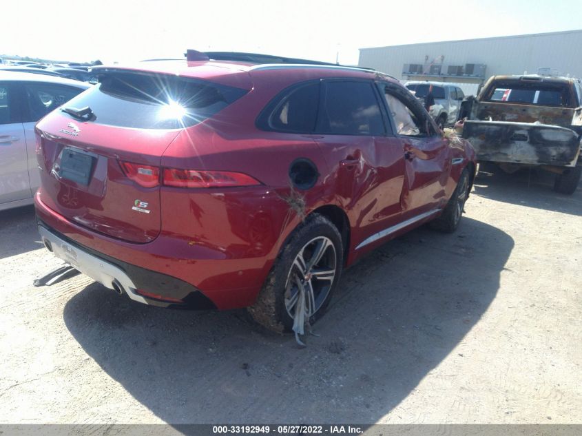 2019 JAGUAR F-PACE S SADCM2FVXKA610019