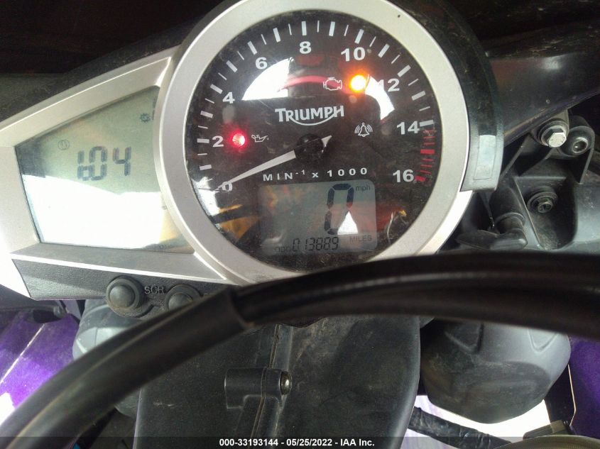 2009 TRIUMPH MOTORCYCLE DAYTONA 675 SMTD00NS19J394158