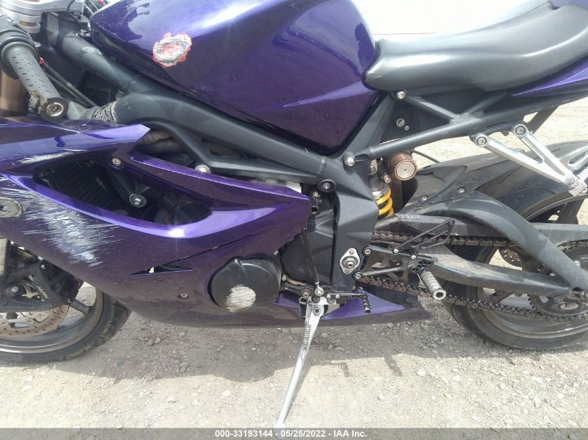 2009 TRIUMPH MOTORCYCLE DAYTONA 675 SMTD00NS19J394158