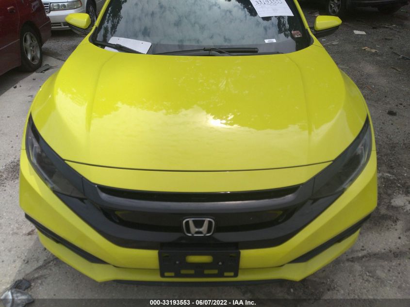 2019 HONDA CIVIC COUPE SPORT 2HGFC4B81KH302487