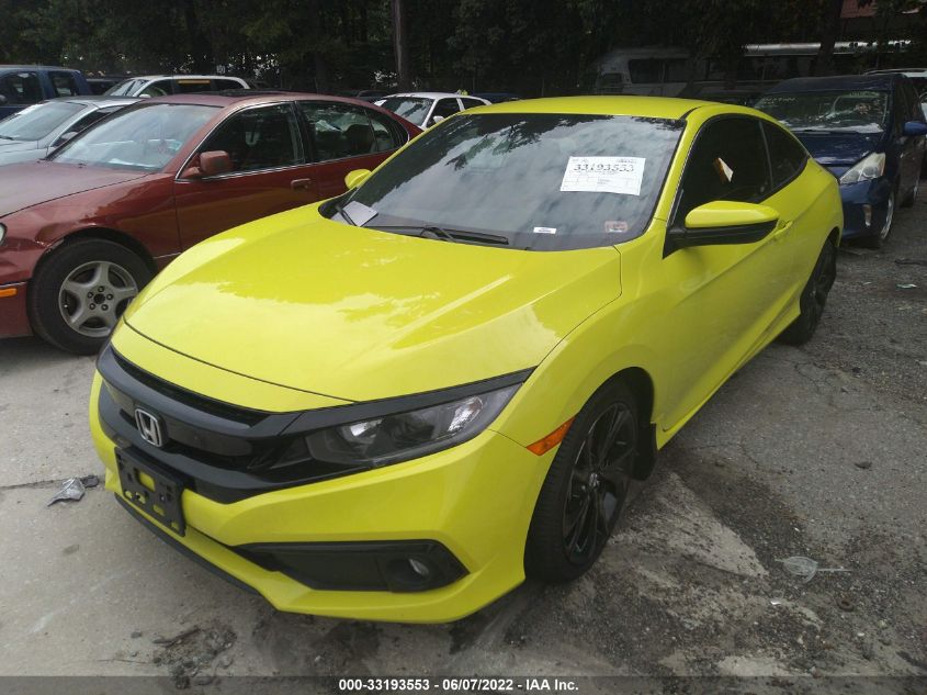 2019 HONDA CIVIC COUPE SPORT 2HGFC4B81KH302487