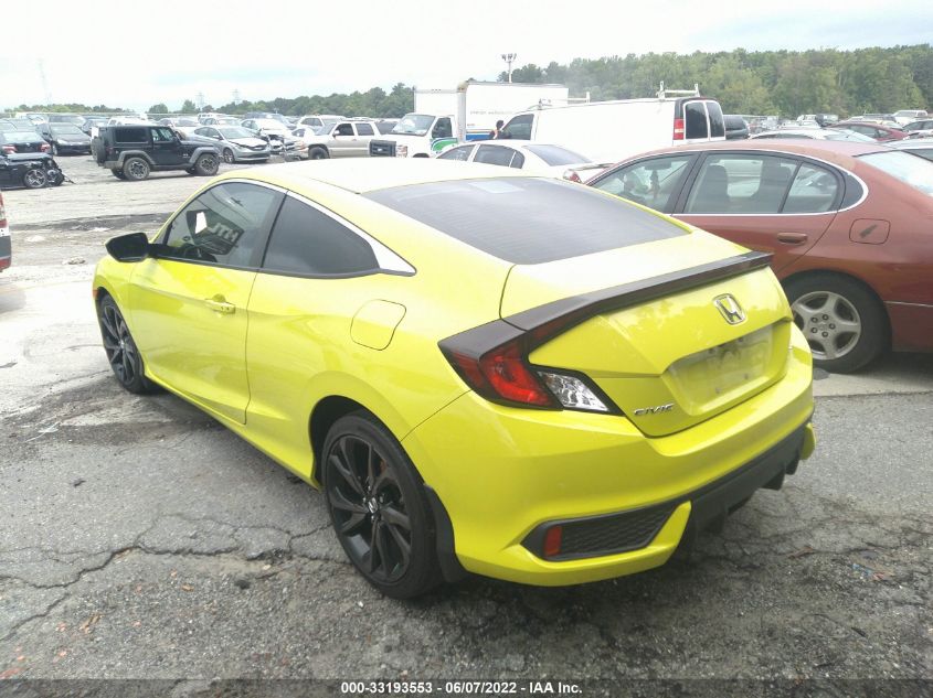 2019 HONDA CIVIC COUPE SPORT 2HGFC4B81KH302487
