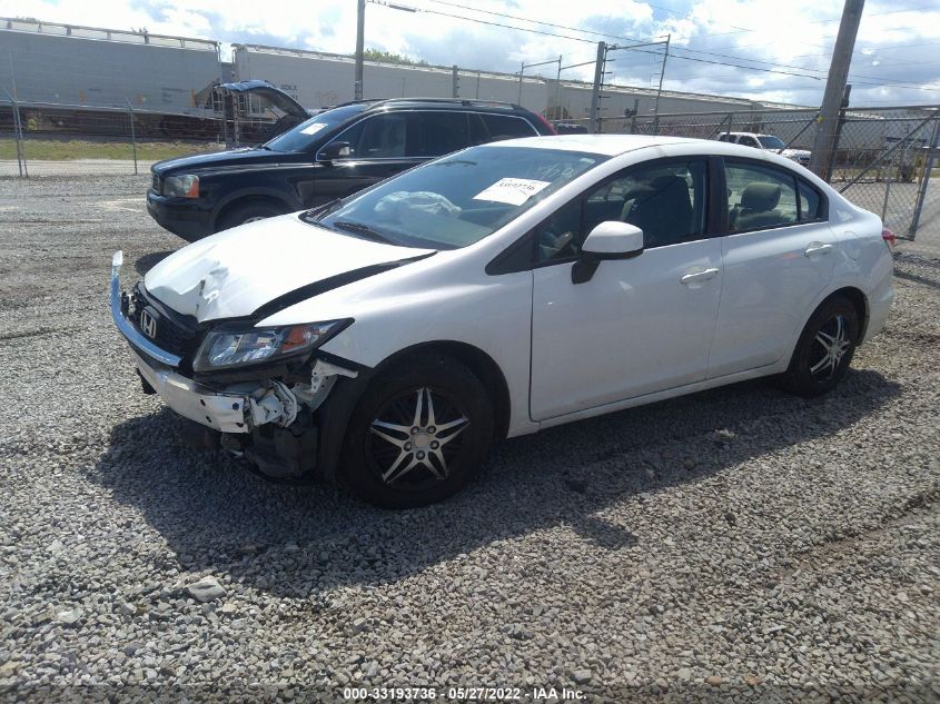 2013 HONDA CIVIC SDN LX 19XFB2F57DE025414