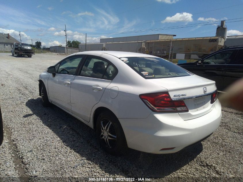 2013 HONDA CIVIC SDN LX 19XFB2F57DE025414
