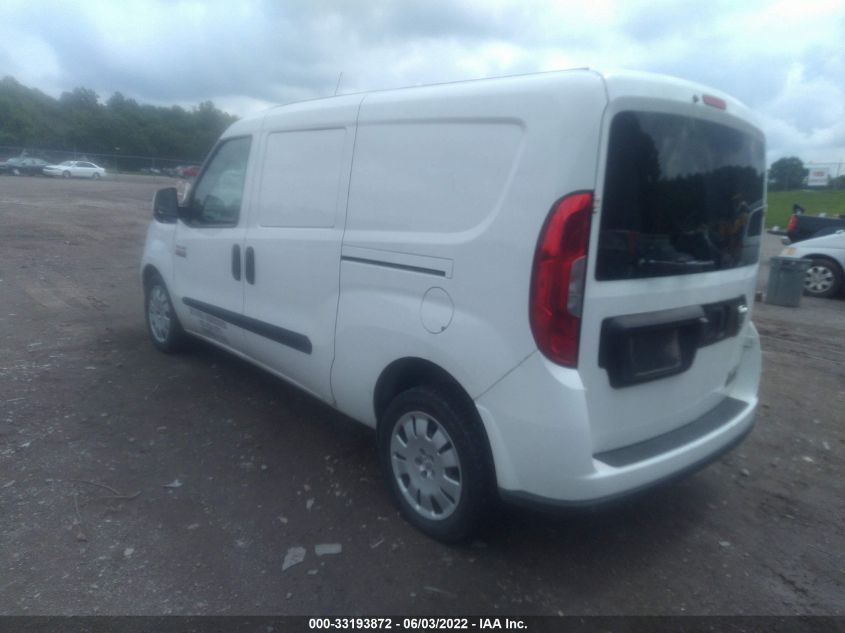 2016 RAM PROMASTER CITY CARGO VAN TRADESMAN SLT ZFBERFBT1G6C40404