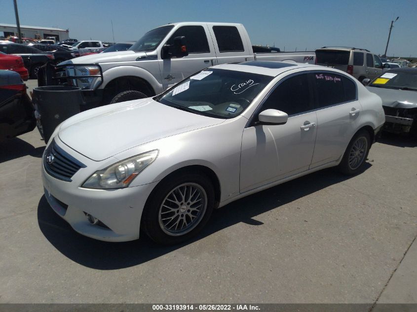 2013 INFINITI G37 SEDAN X JN1CV6AR1DM751155