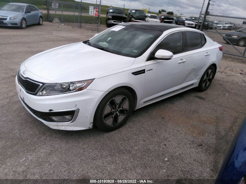2013 KIA OPTIMA HYBRID EX KNAGM4AD2D5039450
