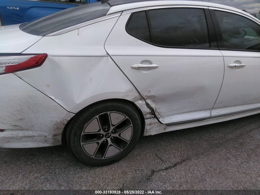 2013 KIA OPTIMA HYBRID EX KNAGM4AD2D5039450