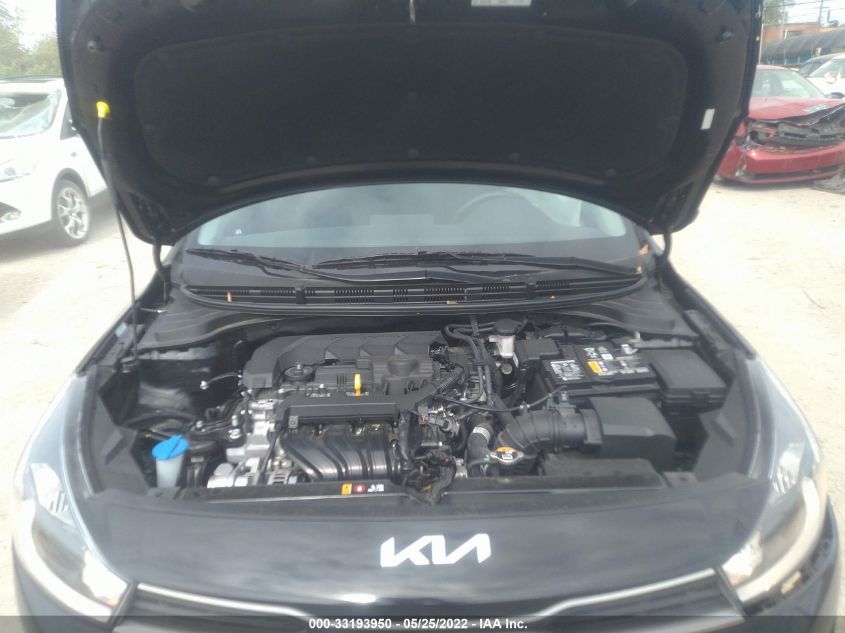 2022 KIA RIO S 3KPA24ADXNE459025