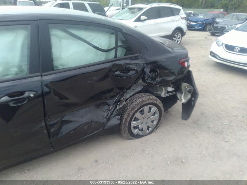 2022 KIA RIO S 3KPA24ADXNE459025