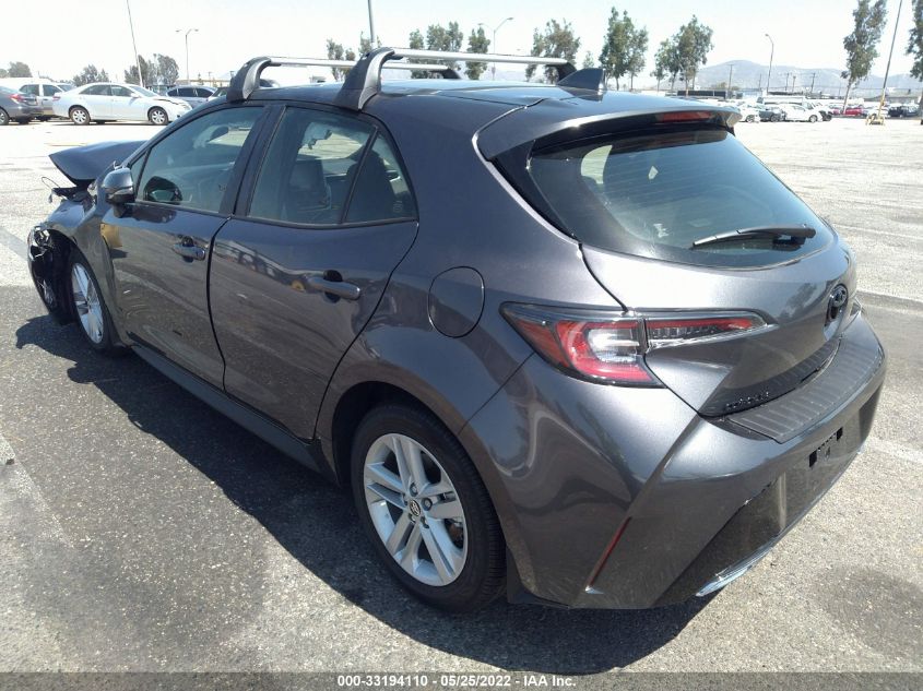 2022 TOYOTA COROLLA HATCHBACK SE/NIGHTSHADE/XSE JTND4MBE9N3168937