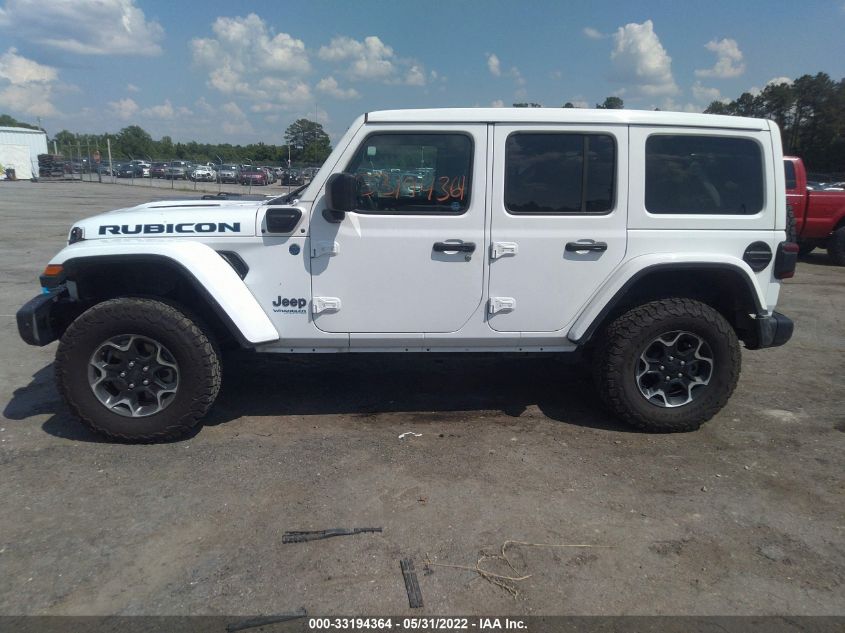 2021 JEEP WRANGLER 4XE UNLIMITED RUBICON 1C4JJXR67MW708072