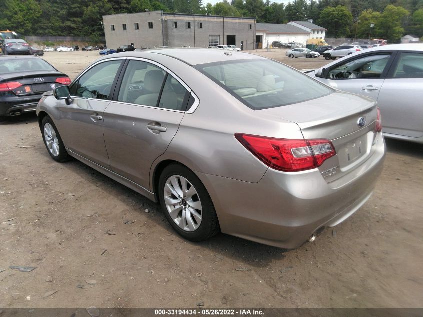 2015 SUBARU LEGACY 2.5I PREMIUM 4S3BNBE68F3017784