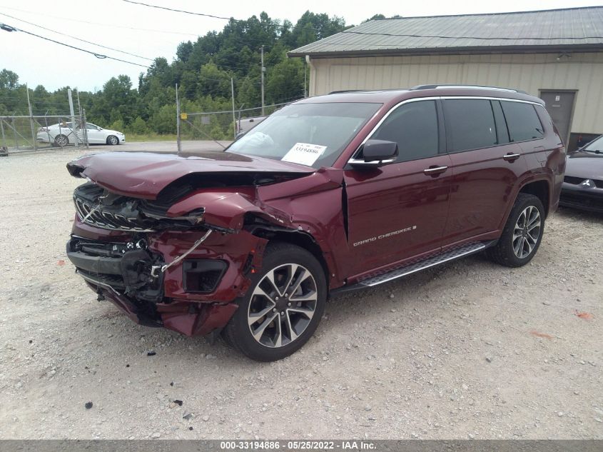 2021 JEEP GRAND CHEROKEE L OVERLAND 1C4RJKDTXM8177747