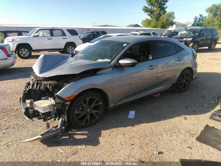 2019 HONDA CIVIC HATCHBACK SPORT SHHFK7H45KU419162
