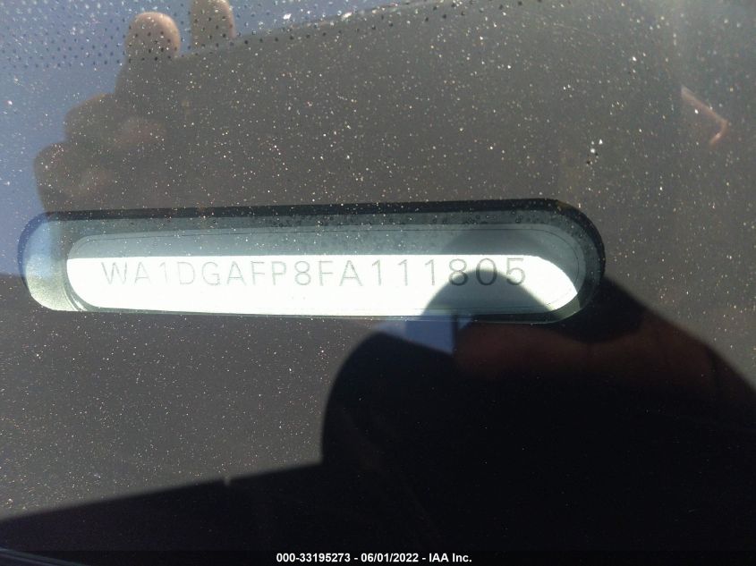 2015 AUDI Q5 PREMIUM PLUS WA1DGAFP8FA111805