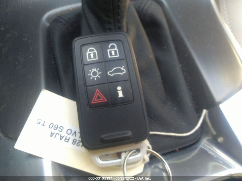 2013 VOLVO S60 T5 YV1612FS2D2186107