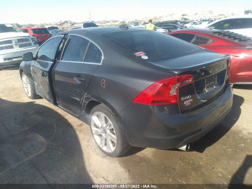 2013 VOLVO S60 T5 YV1612FS2D2186107