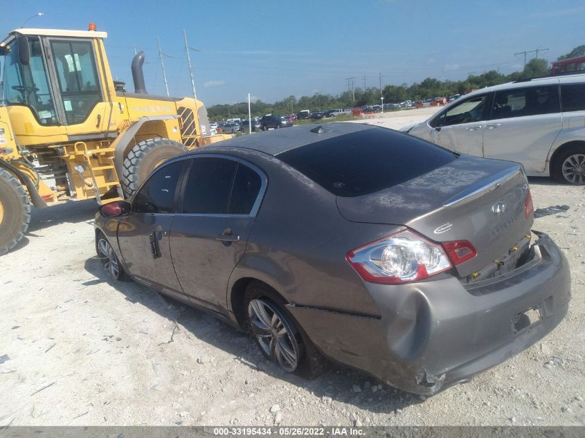2013 INFINITI G37 SEDAN JOURNEY JN1CV6APXDM300949