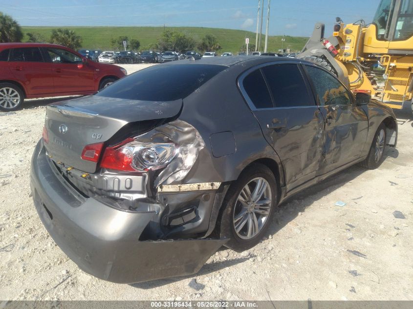 2013 INFINITI G37 SEDAN JOURNEY JN1CV6APXDM300949
