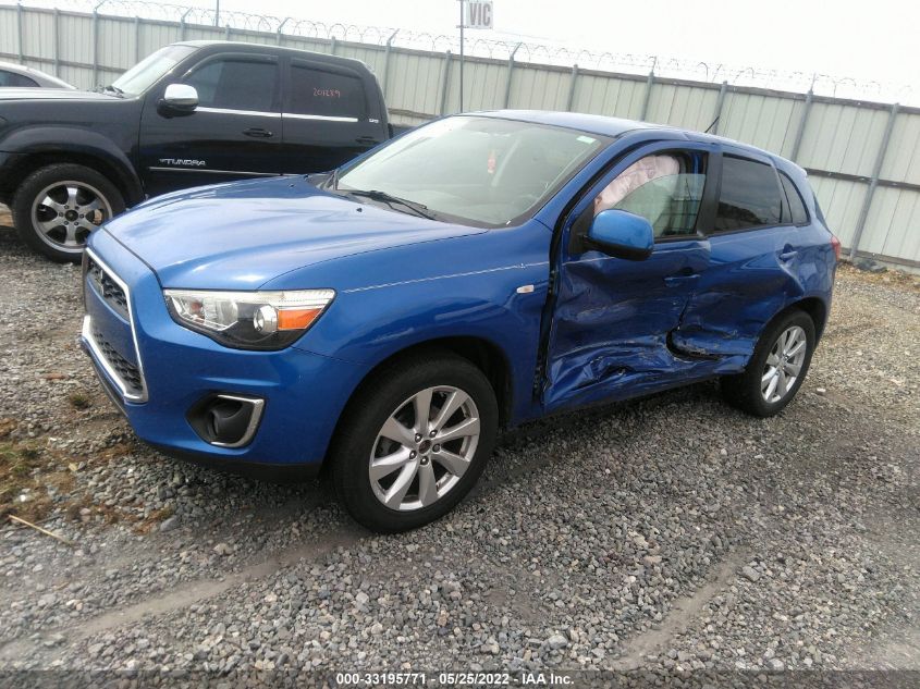 2015 MITSUBISHI OUTLANDER SPORT ES 4A4AP3AU8FE051995
