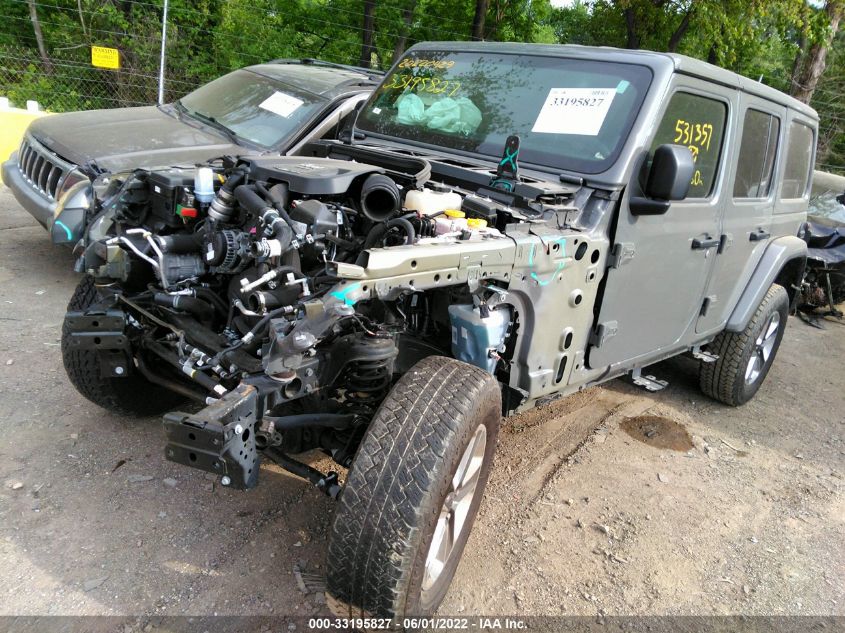 2021 JEEP WRANGLER UNLIMITED SAHARA 1C4HJXEMXMW531357