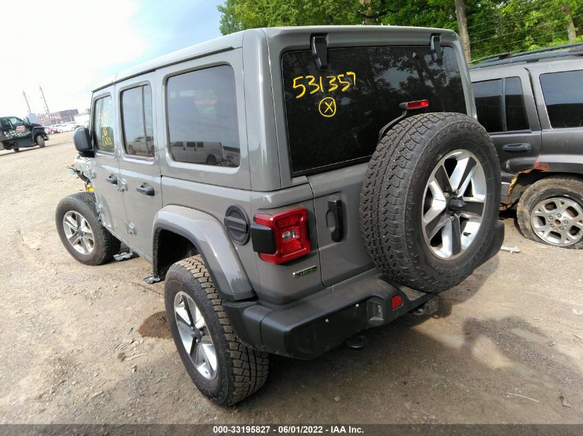 2021 JEEP WRANGLER UNLIMITED SAHARA 1C4HJXEMXMW531357