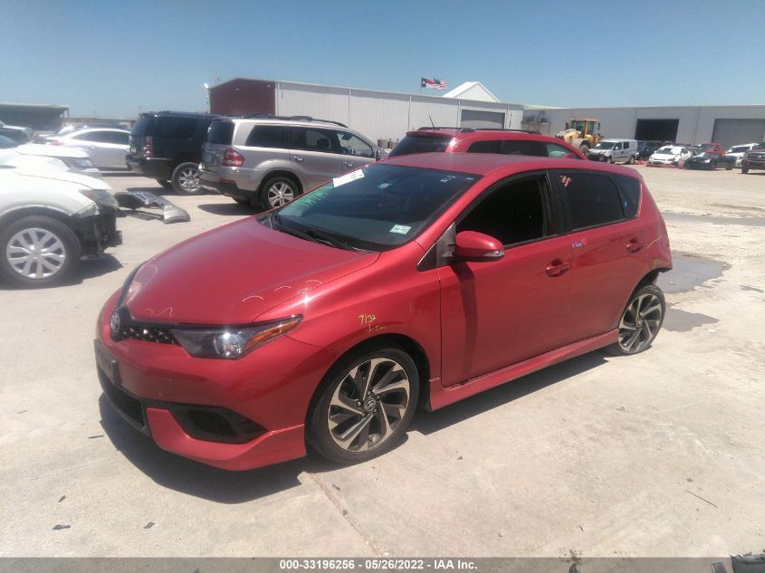 2018 TOYOTA COROLLA IM JTNKARJE9JJ563799