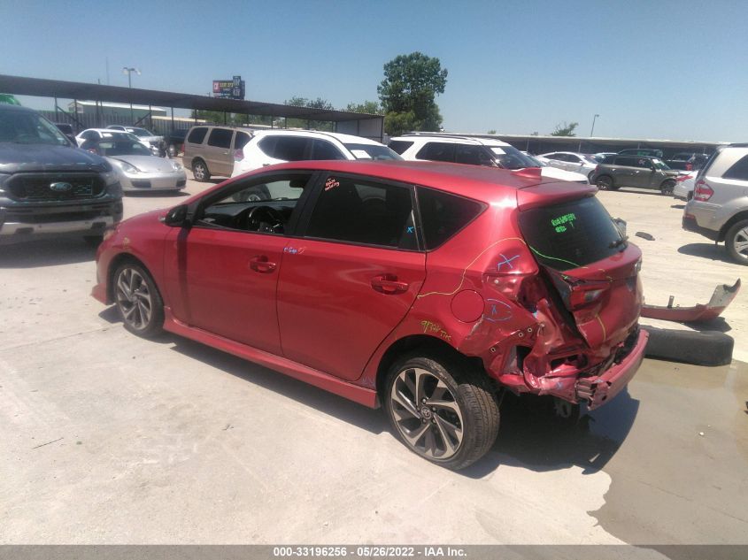 2018 TOYOTA COROLLA IM JTNKARJE9JJ563799