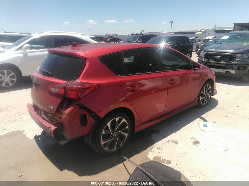 2018 TOYOTA COROLLA IM JTNKARJE9JJ563799