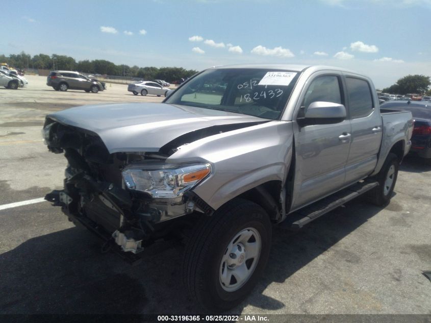 2020 TOYOTA TACOMA 2WD SR/SR5 5TFAX5GN3LX182433