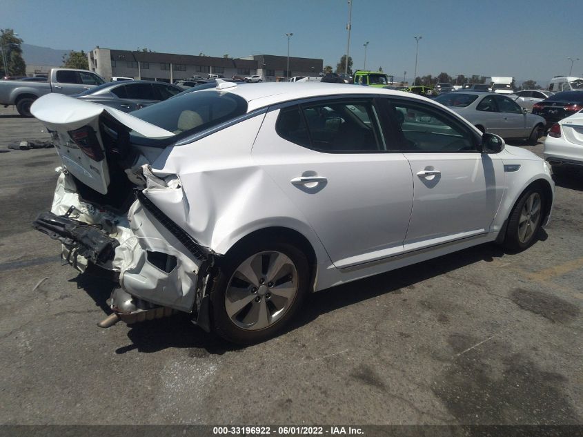2014 KIA OPTIMA HYBRID EX KNAGN4AD4E5062839
