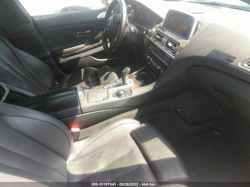 2013 BMW 6 SERIES 640I WBA6A0C52DDF14106
