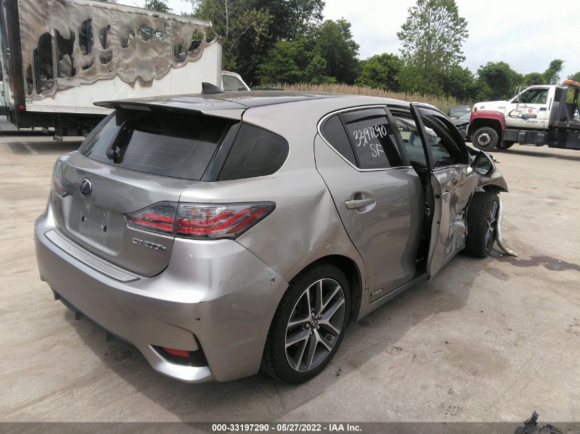 2017 LEXUS CT CT 200H JTHKD5BH4H2290657