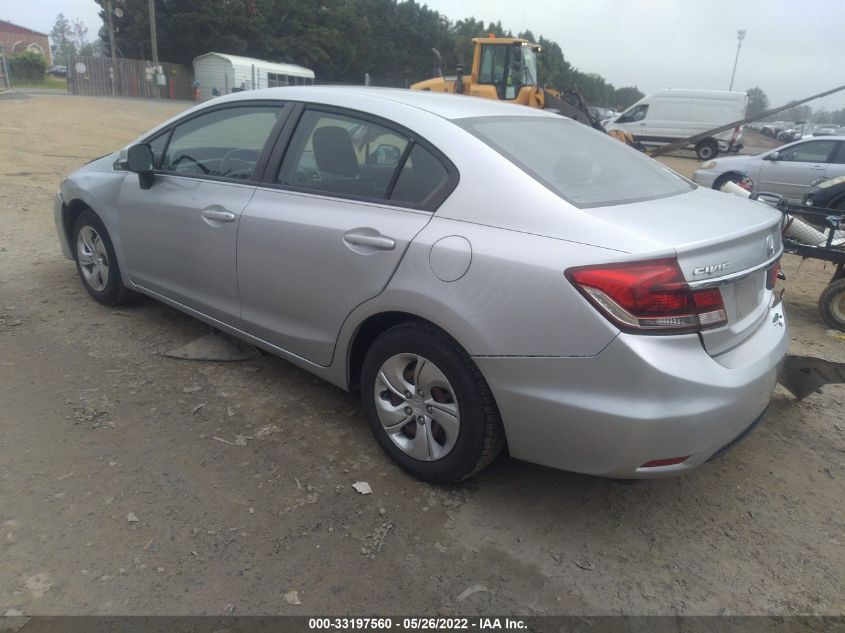 2013 HONDA CIVIC SDN LX 19XFB2F5XDE232444