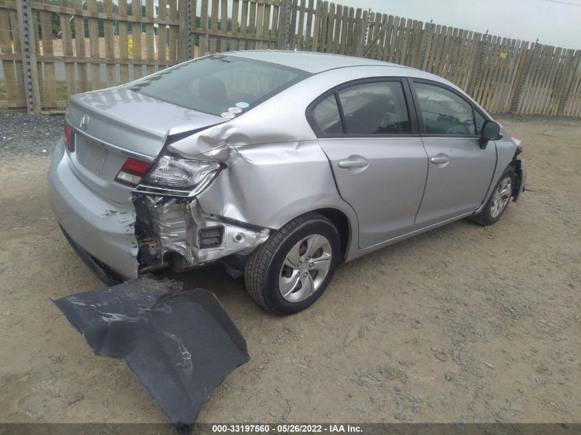 2013 HONDA CIVIC SDN LX 19XFB2F5XDE232444
