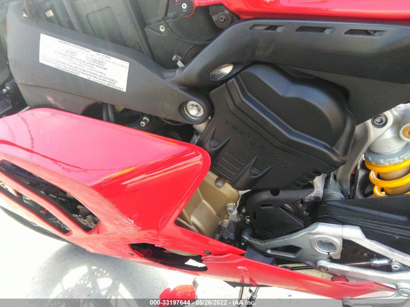 2020 DUCATI PANIGALE V4/V4S/V4S SPECIALE ZDMDAGNW2LB014970