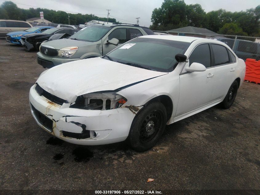 2013 CHEVROLET IMPALA POLICE 2G1WD5E36D1116417