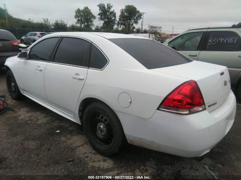 2013 CHEVROLET IMPALA POLICE 2G1WD5E36D1116417