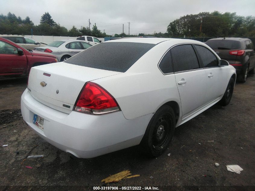 2013 CHEVROLET IMPALA POLICE 2G1WD5E36D1116417