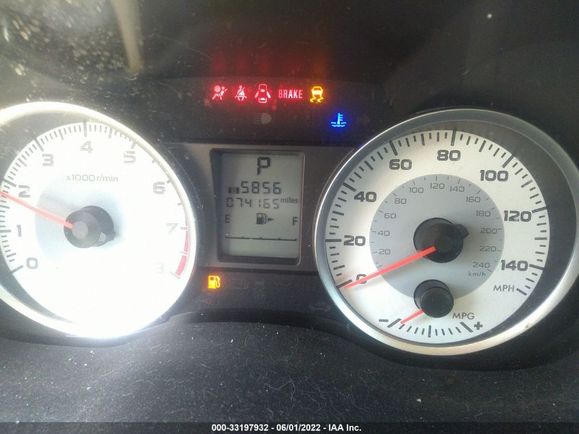 2013 SUBARU IMPREZA WAGON JF1GPAA64D2802831