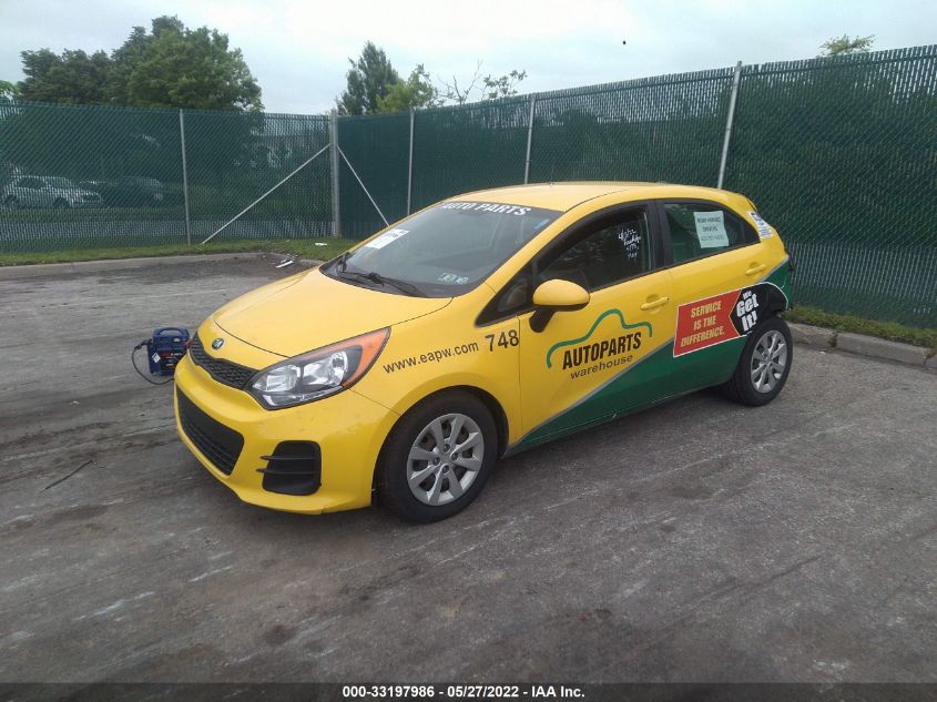 2017 KIA RIO 5-DOOR LX KNADM5A36H6007889