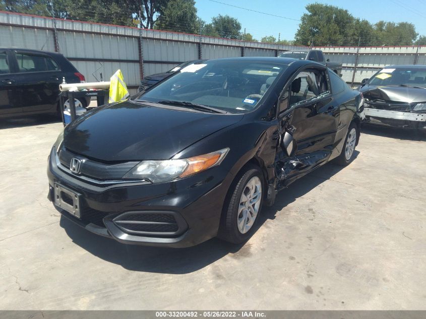 2014 HONDA CIVIC COUPE LX 2HGFG3B53EH501629
