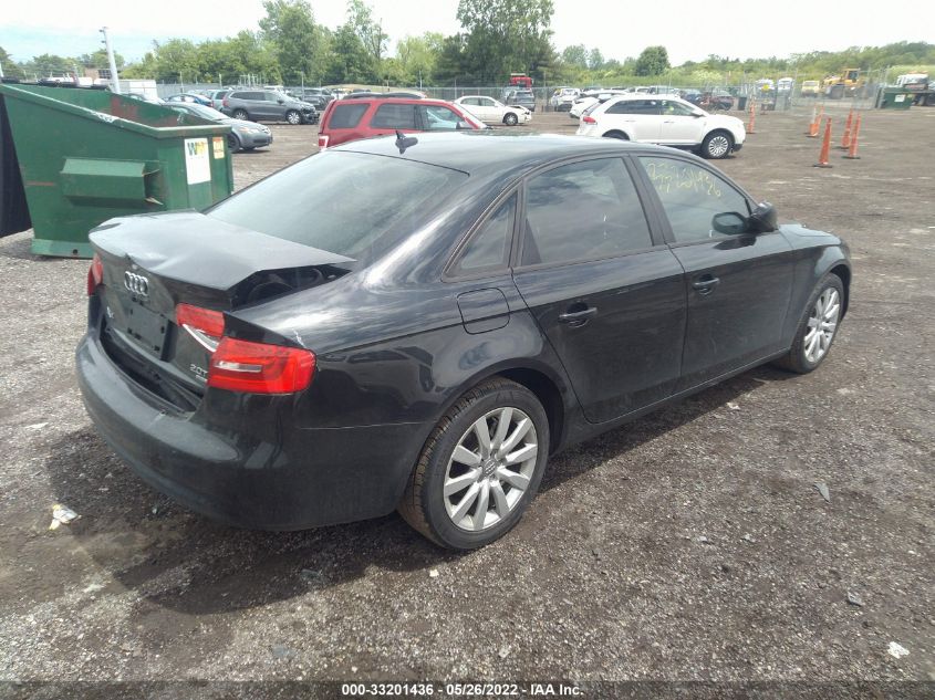 2013 AUDI A4 WAUBFCFL4DN034295