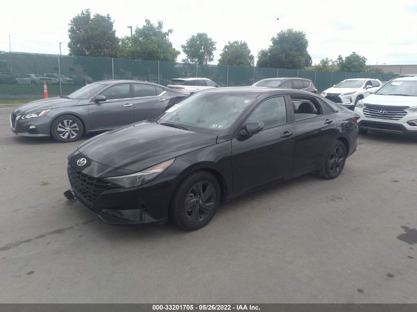 2021 HYUNDAI ELANTRA HYBRID BLUE KMHLM4AJ0MU006441