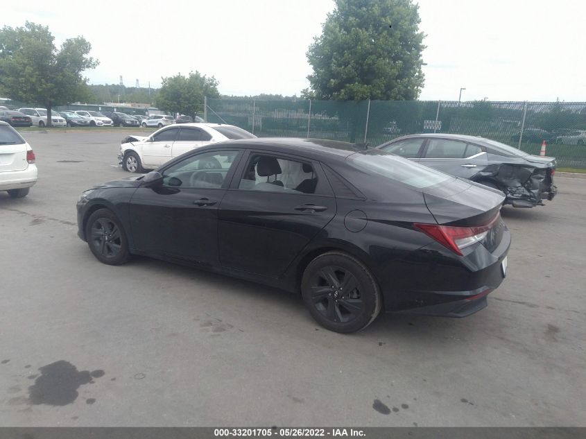 2021 HYUNDAI ELANTRA HYBRID BLUE KMHLM4AJ0MU006441