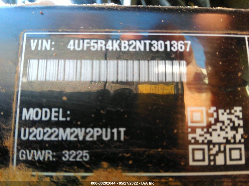 2022 ARCTIC CAT PROWLER PRO EPS/CREW EPS/XT/LTD/CREW 4UF5R4KB2NT301367