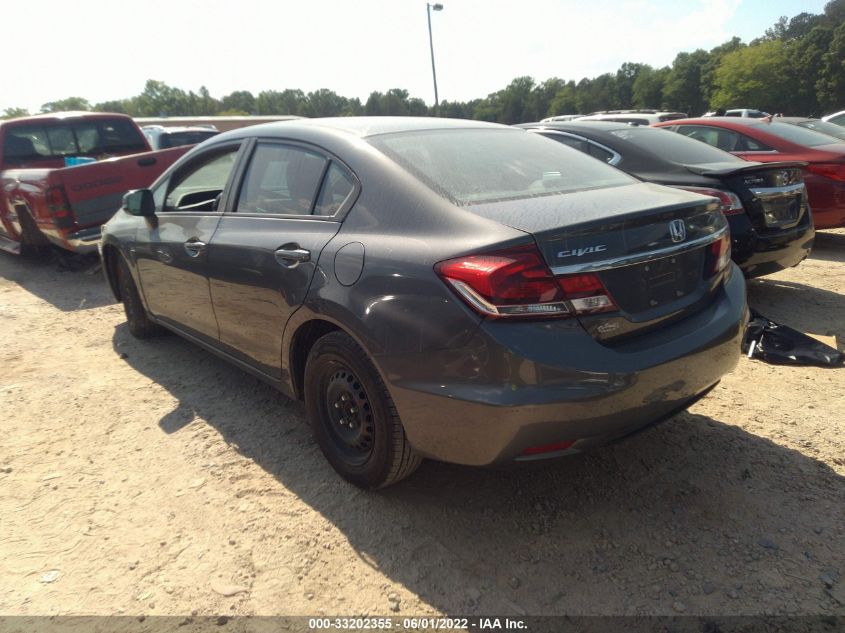 2013 HONDA CIVIC SDN LX 2HGFB2F50DH572613