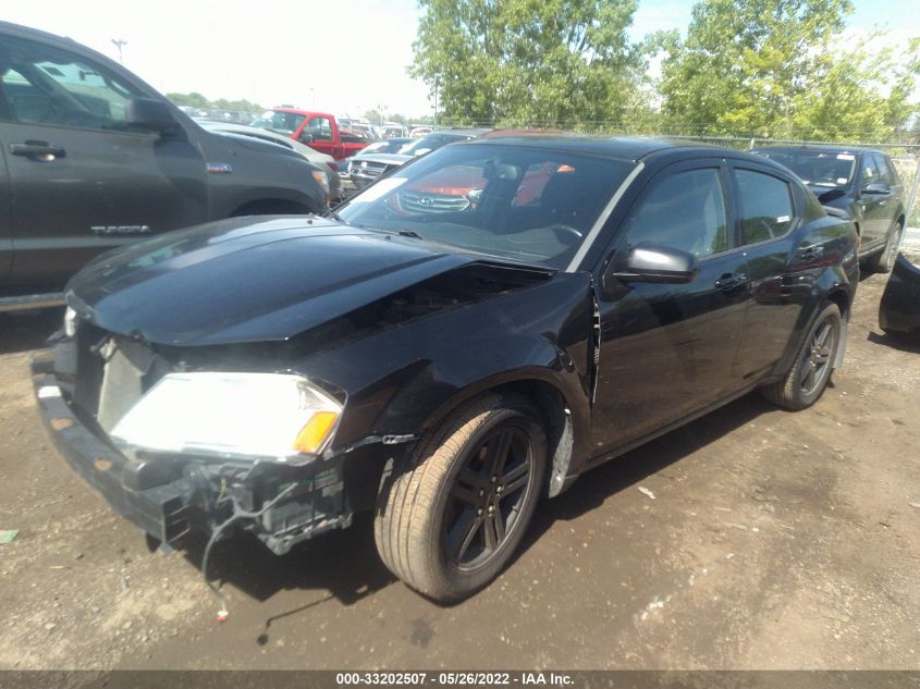 2013 DODGE AVENGER SXT 1C3CDZCB9DN541144