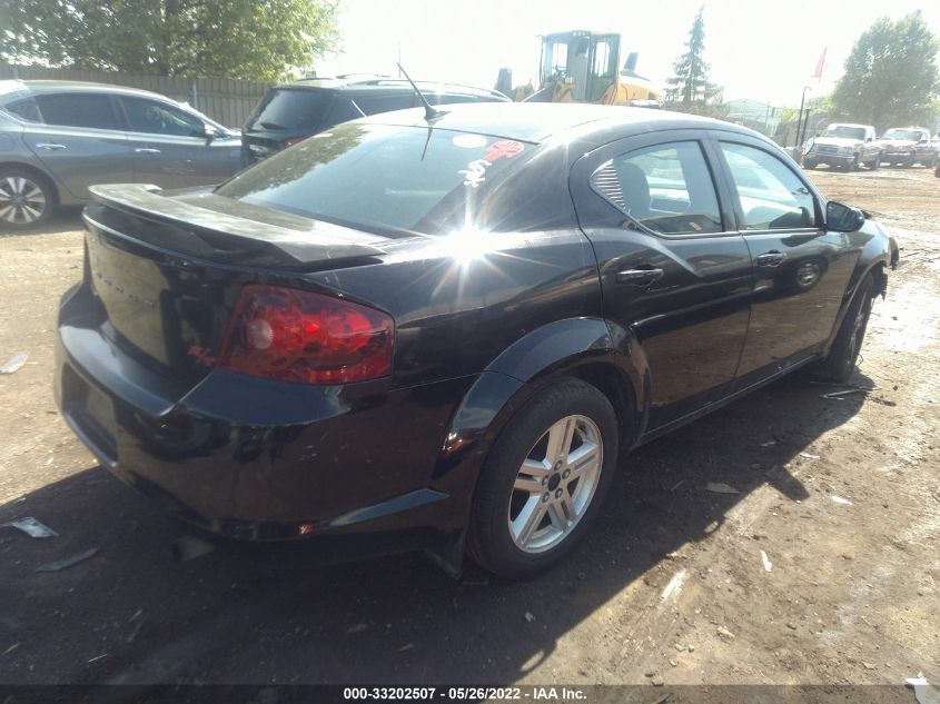 2013 DODGE AVENGER SXT 1C3CDZCB9DN541144